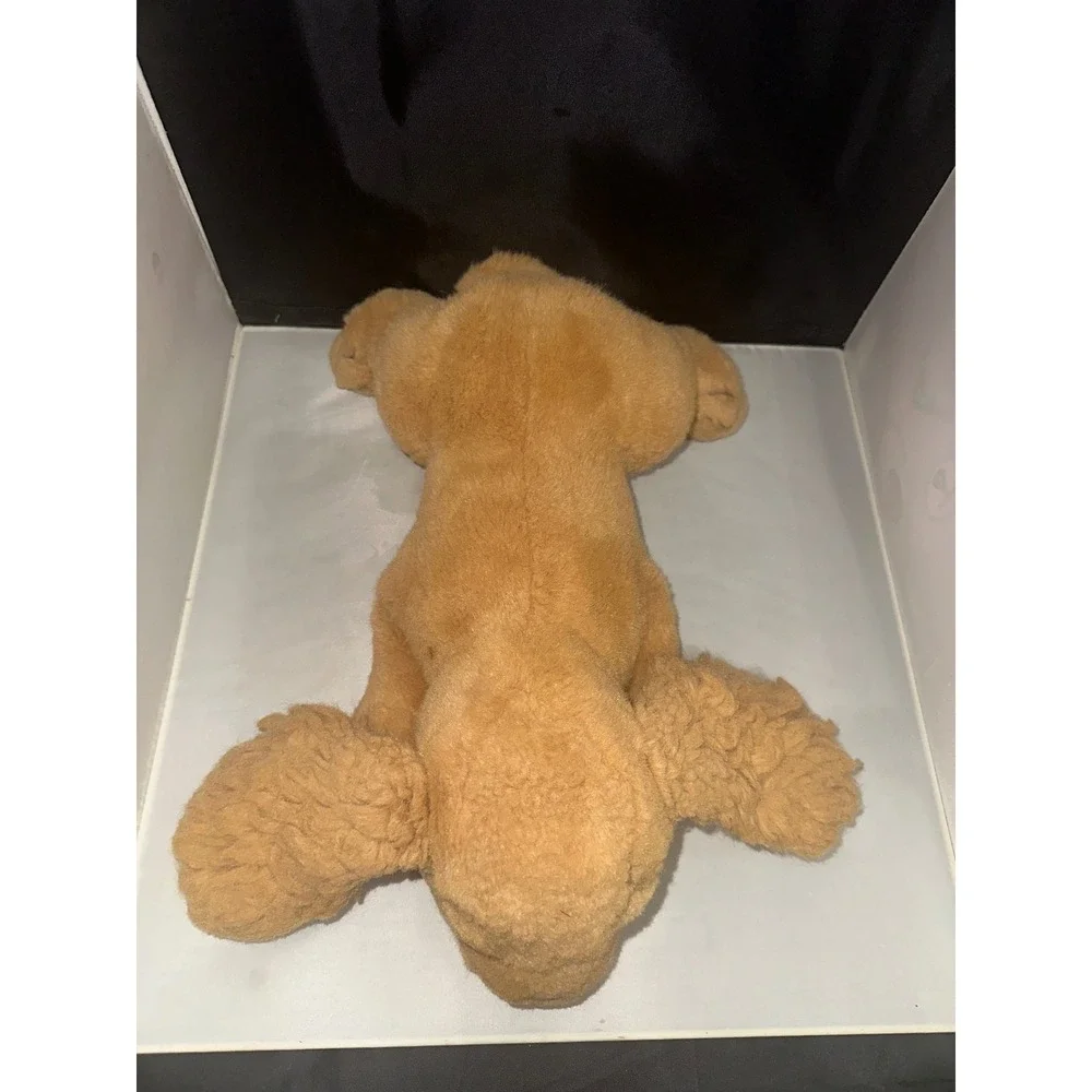 Vintage Gund Muttsy Plush Dog Puppy 14 Inches Tan Paws Stuffed Animal